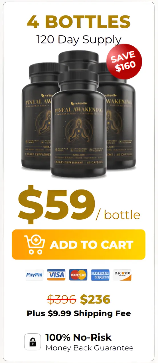 Pineal Awakening 4 Bottle Pricing